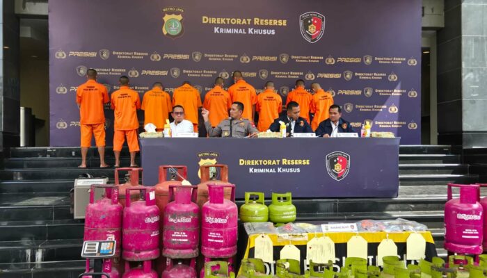 Polda Metro Jaya Sikat Sindikat Oplos Gas Elpiji