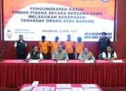 Polda Riau Tangkap Empat Debt Collector Yang Terlibat Pengrusakan dan Intimidasi