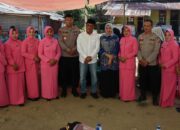 Bupati Bima Didampingi Kapolres Bima Tinjau dan Salurkan Bantuan Bagi Korban Kebakaran Asrama Polsek Belo