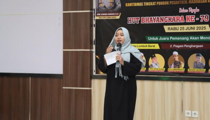 Lombok Barat Cetak Dai Unggul Lewat Lomba Dakwah Hari Bhayangkara