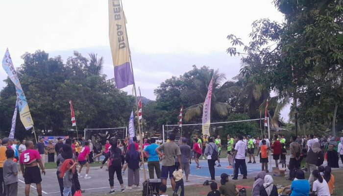 Atmosfer Persaudaraan dan Sportivitas di Voli Bhayangkara Lombok Barat
