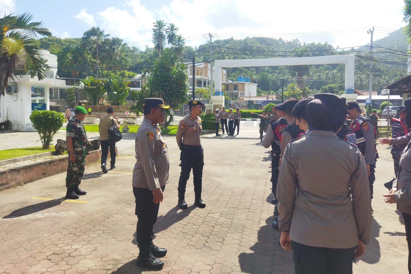 Ibu Wapres Kunjungi Lombok Barat, Polres Gelar Apel Keamanan Ketat