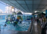 Pelayanan Prima, Polsek Woha Laksanakan Patroli Pengamanan Wisata di Waterboom Bimantara