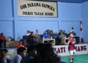 Kapolres Tanah Bumbu Buka Kejuaraan Bulu Tangkis “Kapolres Tanah Bumbu Cup 2025” di GOR Parama Satwika