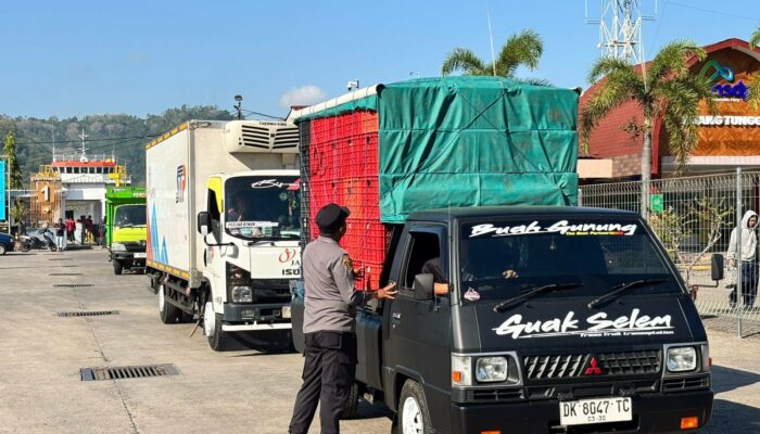 Penumpang dan Kendaraan dari Padangbai Tiba Aman di Lembar, Ini Langkah Pengamanannya