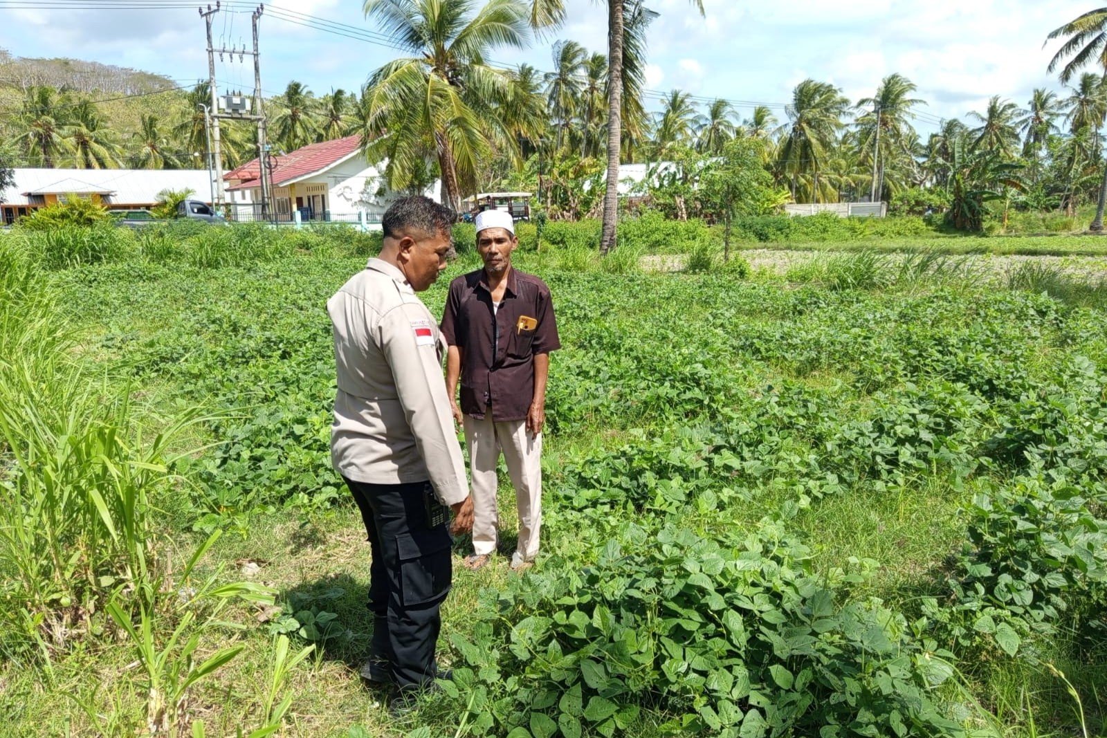 Kunjungi Petani di Sekotong, Polri Tekankan Pemanfaatan Lahan Demi Kedaulatan Pangan