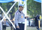 Kakorlantas Pimpin Apel Gelar Pasukan Operasi Merdeka Jaya Jelang Peringatan HUT ke-80 RI