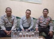 Konsisten Berantas Miras, Polsek Belo Menyita 15 Botol Miras Jenis Arak Bali