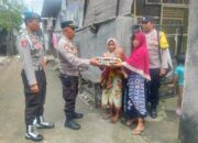 Model Kemanusiaan: Polsek Kediri Donasikan Telur 132 Minggu